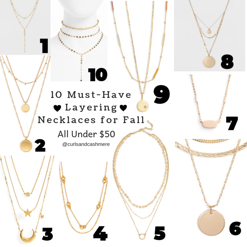 10 MustHave Layering Necklaces for FallAll Under 50 Curls and